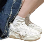 Damen Trendige Sneakers mit modischem Sternen-Design