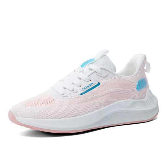Damen Leichte und flexible Lauf-Sneaker mit atmungsaktiver Mesh-Oberfläche R&B