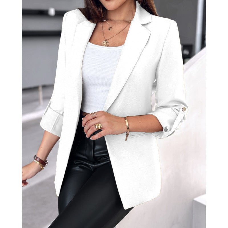 Damen elegante Blazerjacke mit modischem Schnitt R&B