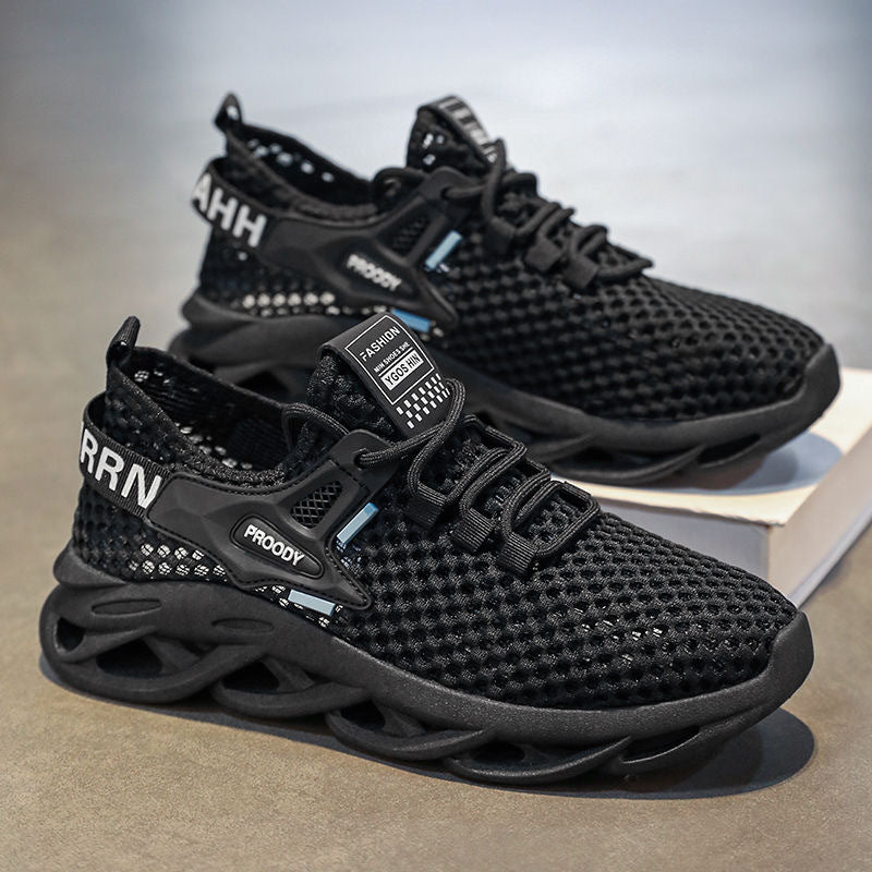 Damen Sportliche Mesh-Sneaker mit innovativem Dämpfungssystem und rutschfester Sohle R&B