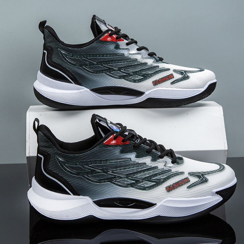 Herren Sportliche Basketball-Sneaker mit atmungsaktiver Oberflächentechnologie und dämpfender Sohle R&B