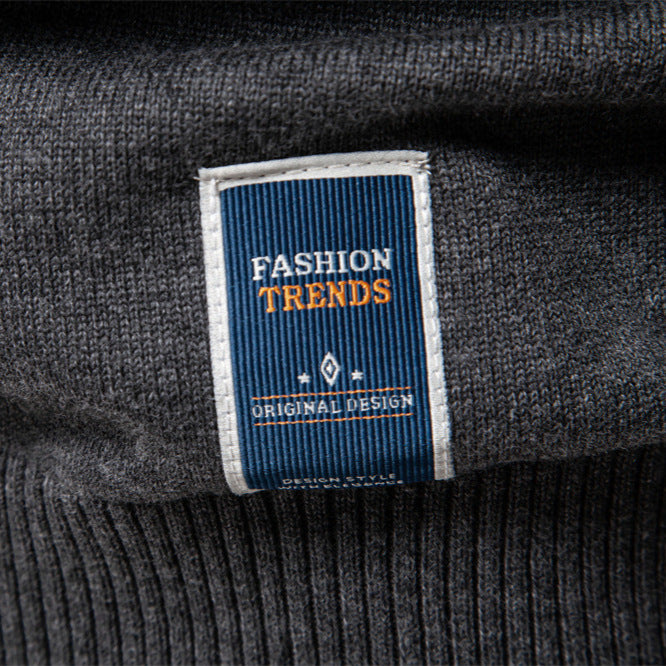 Herren Strickpullover aus hochwertiger Baumwollmischung mit angenehmer Passform