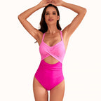 Damen Einteiler-Badeanzug mit innovativem Schnitt und cut-out Detail R&B