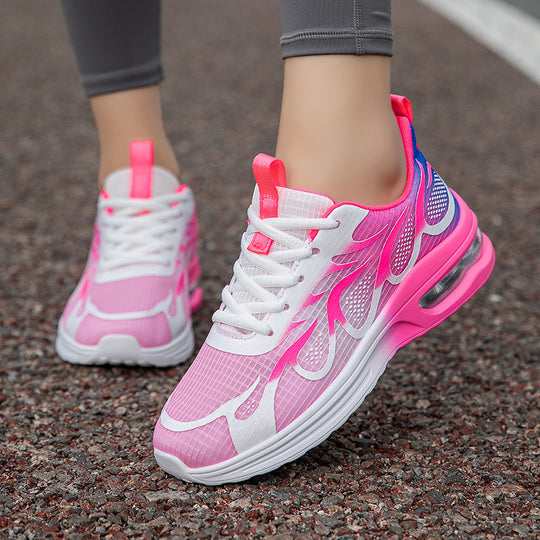 Damen Sportliche Sneakers mit atmungsaktiver Oberflächenstruktur und stützender Dämpfung R&B