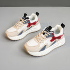 Damen Sportliche Sneaker mit atmungsaktivem Mesh-Obermaterial und dämpfender Laufsohle R&B