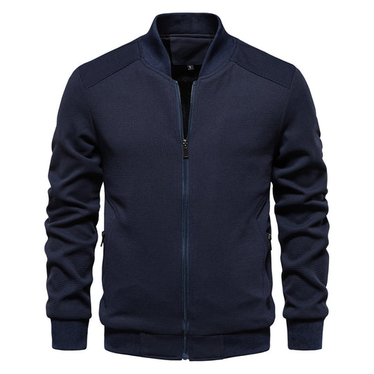 Herren modische Sportjacke mit atmungsaktivem Strukturdesign R&B