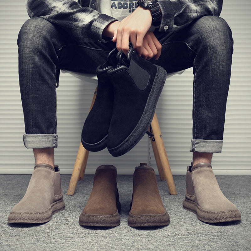 Damen Chelsea Boots mit eleganter Wildleder-Oberfläche