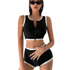 Damen Sportliches Zweiteiler-Badeoutfit R&B