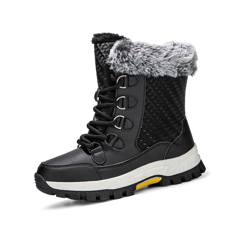 Damen Thermo-Winterstiefel mit rutschfester Sohle und isolierendem Futter R&B