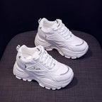 Damen Chunky Sneakers mit atmungsaktiver Mesh-Oberfläche und dämpfender Sohle