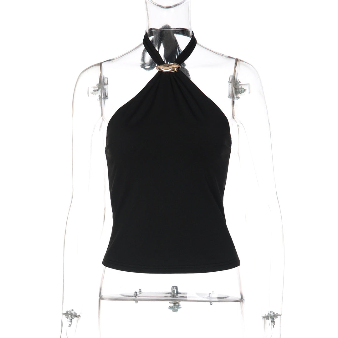 Damen Elegantes und zeitloses Neckholder-Top R&B