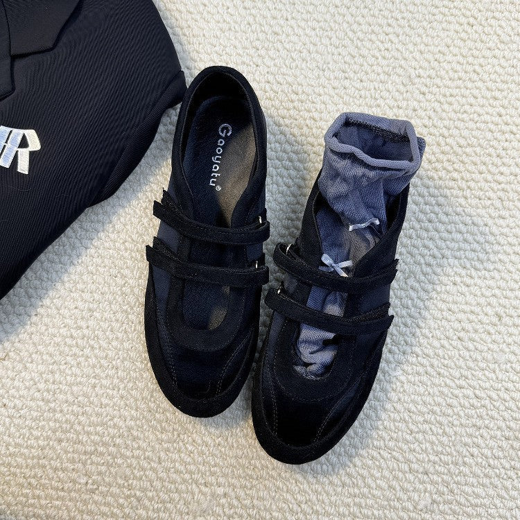 Damen multifunktionale Trainingsschuhe mit rutschfestem Obermaterial und verstellbaren Riemen R&B