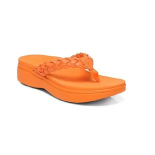 Damen Stylish geflochtene Zehentrenner mit komfortablem Plateau R&B
