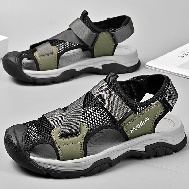 Damen Atmungsaktive Sport-Sandalen mit rutschfester Sohle und verstellbaren Riemen R&B