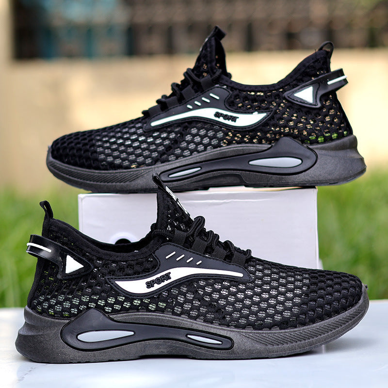 Damen Sportliche Mesh-Laufschuhe mit dämpfender Sohle R&B