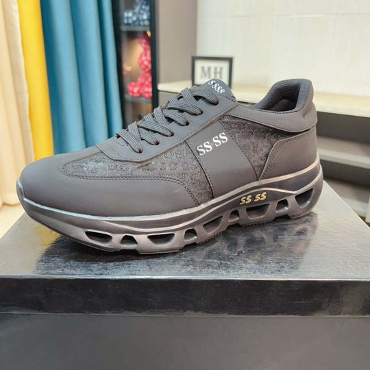 Damen Sportliche Sneakers mit dämpfender Laufsohle und atmungsaktiver Oberflächenstruktur R&B