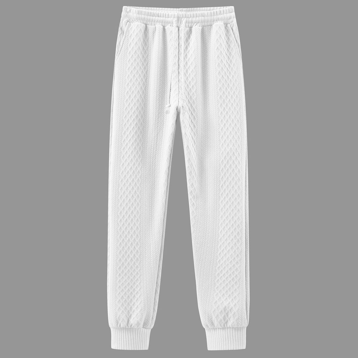 Herren Komfortable Strick-Jogginghose mit modernem Design und elastischem Bund R&B
