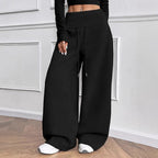 Damen Weite Jogginghose mit elastischem Taillenbund R&B
