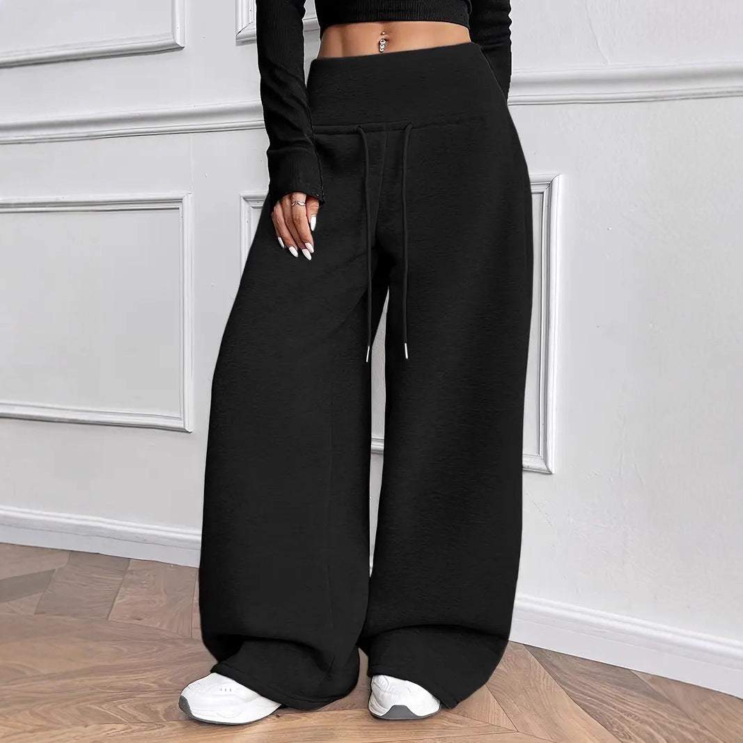 Damen Weite Jogginghose mit elastischem Taillenbund R&B