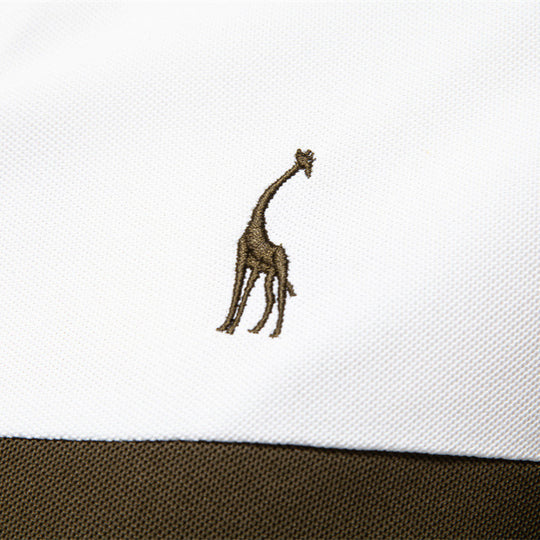 Herren Poloshirt mit modernem Blockdesign und hochwertiger Baumwollmischung R&B