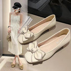 Damen Ballerinas mit dekorativem Schleifen-Design und hochwertigem Kunstleder R&B