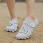 Damen Wassersportschuhe mit elastischem Schnellschnürsystem und rutschfester Sohle