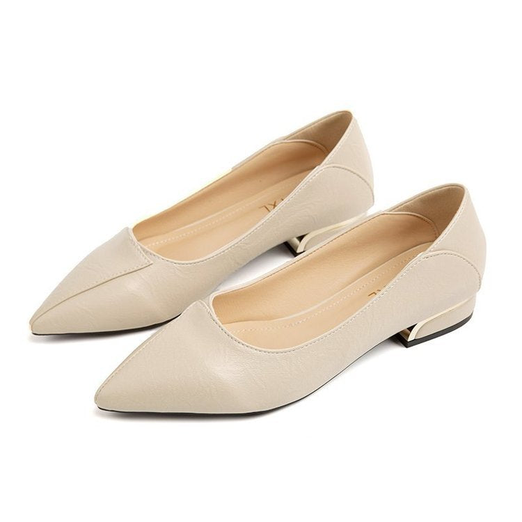Damen Spitzen Ballerinas mit elegantem Blockabsatz R&B