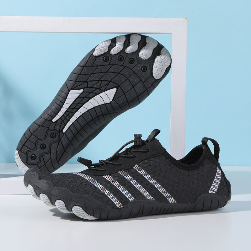 Damen Atmungsaktive Aquaschuhe mit rutschfester Sohle und flexiblem Design