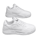 Damen Sportliche Sneakers mit grauen und weißen Designelementen R&B