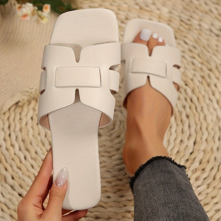 Damen modische Riemensandalen mit verstellbaren Riemen und komfortabler Sohle R&B