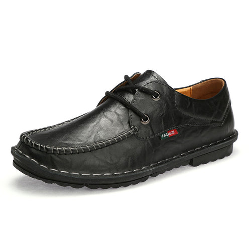Herren Elegante und bequeme Lederhalbschuhe R&B