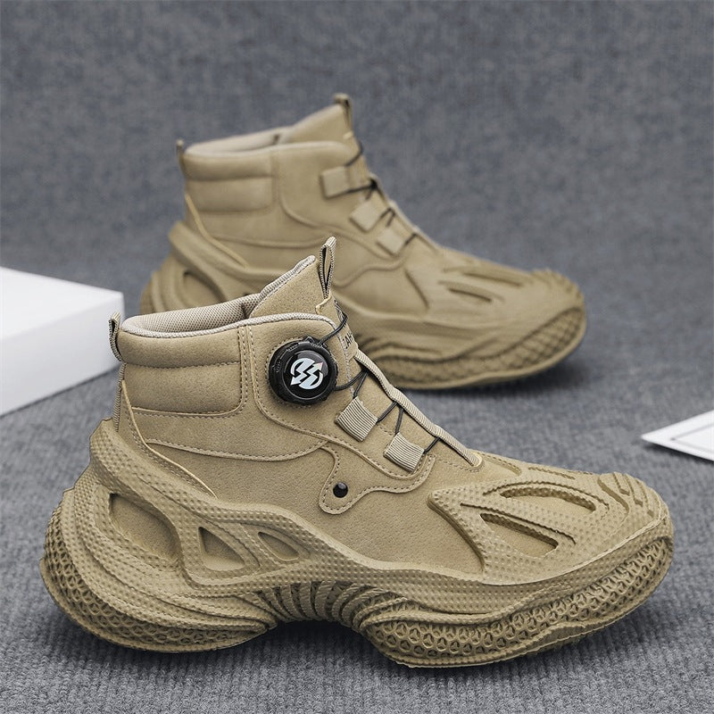 Damen stylische High-Top Sneakers mit dynamischem Sohlendesign R&B