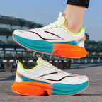 Damen Hochleistungs-Runningschuhe mit atmungsaktiver Oberflächenstruktur und dämpfender Sohle