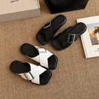 Damen Komfortable Sandalen mit verstellbarem Riemen und eleganter Schnalle