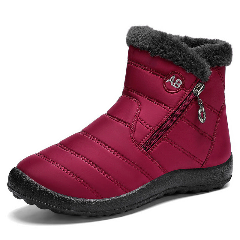 Damen Isolierte Winterstiefel mit rutschfester Sohle und praktischem Reißverschluss R&B