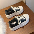 Damen Modische Plateau Sneakers mit stilvollem Obermaterial und bequemer Dämpfung R&B