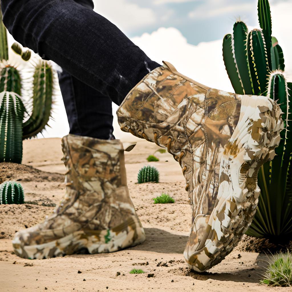 Herren Camouflage Outdoor-Stiefel mit rutschfester Sohle und isolierender Fütterung R&B