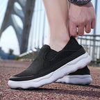 Damen Atmungsaktive Slip-On Freizeitschuhe mit flexiblem Obermaterial