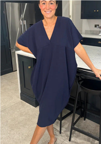 Damen Übergröße Sommerkleid R&B