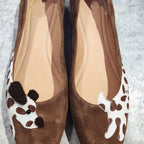 Damen Elegante und verspielte Ballerinas mit tierischen Applikationen R&B