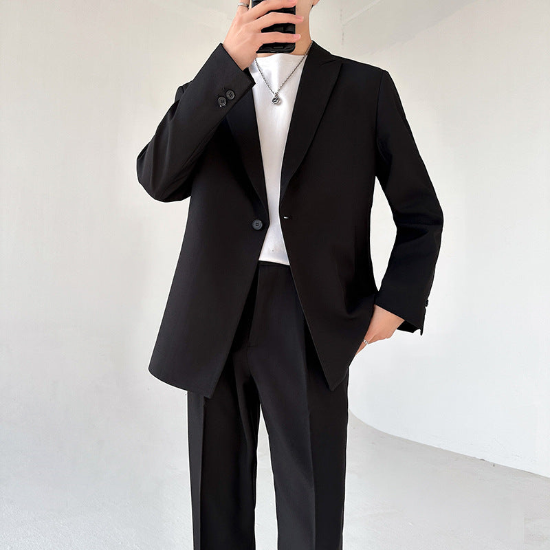 Herren eleganter Anzugblazer mit modernem Schnitt und feinem Innenfutter
