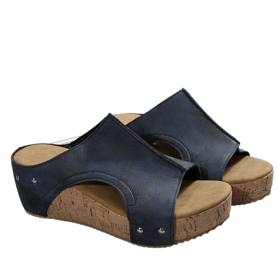 Damen modische Pantolette mit geschmackvollem Riemchen-Design R&B