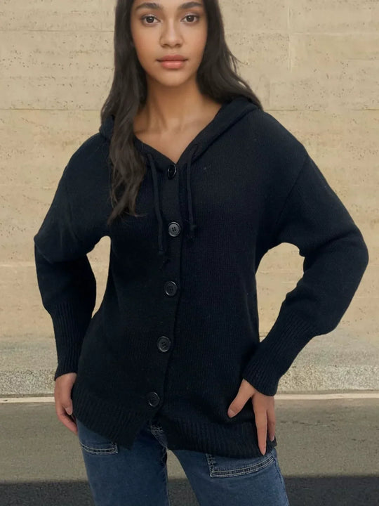 R&B | KapuzenPullover Rippenbesatz