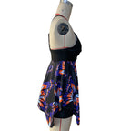 Damen Schwimmkleid mit modischem Schmetterlingsdesign R&B