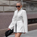 Damen Oversized Blazerjacke mit elegantem Revers und modischem Schnitt R&B