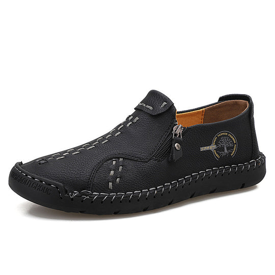 Herren lässige Leder Slipper R&B