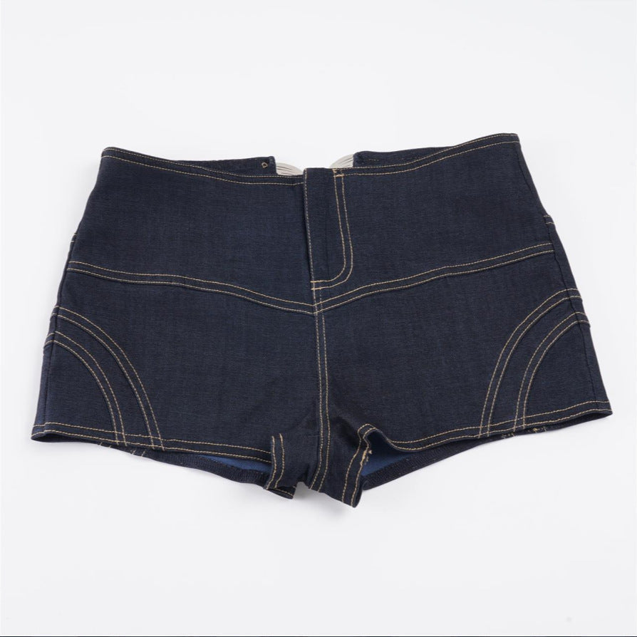 Damen Denim-Shorts mit hohem Bund und stylischem Schnitt R&B