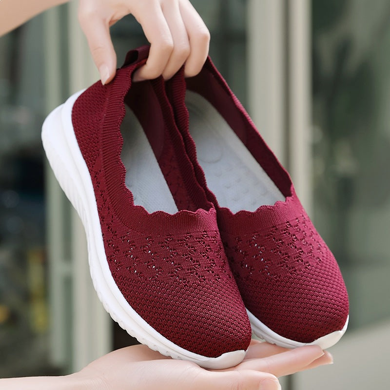 Damen Atmungsaktive Slip-On Sneakers mit komfortabler Sohle R&B