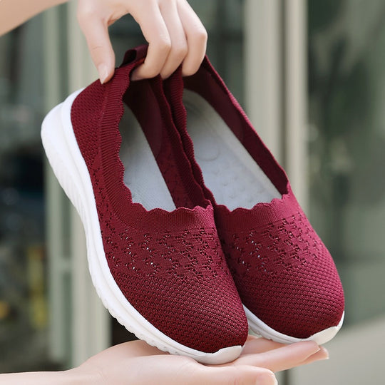 Damen Atmungsaktive Slip-On Sneakers mit komfortabler Sohle R&B