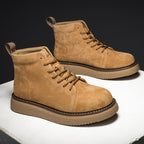Damen Schnürboots aus hochwertigem Wildleder mit rutschfester Sohle